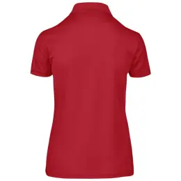 Ladies Maestro Golf Shirt Red Back